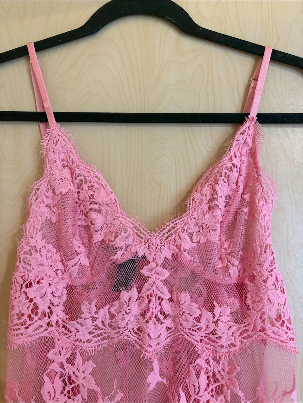 Victoria's Secret Pink Floral Lace Chemise - Picture 2 of 4